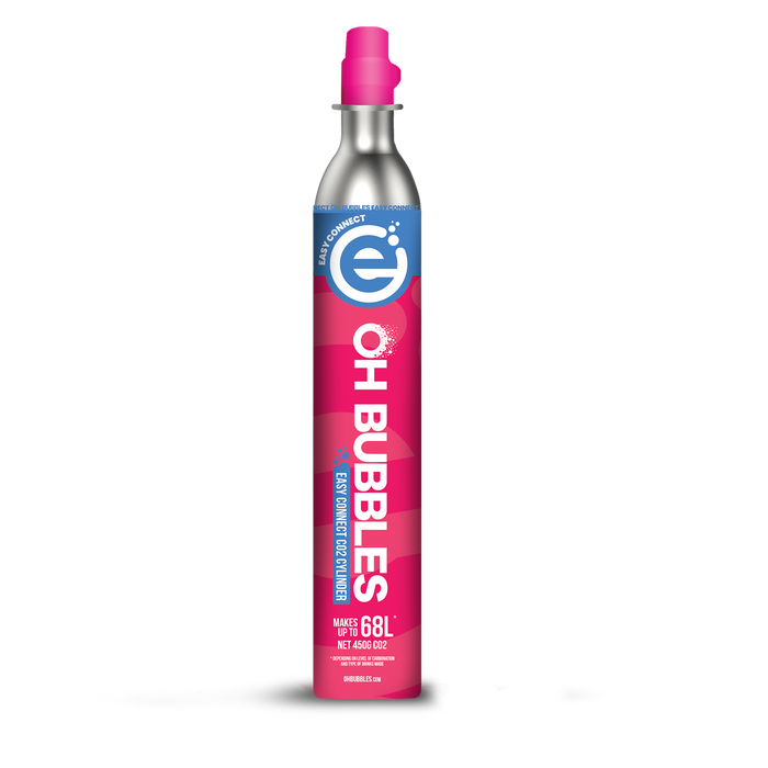 OH Bubbles easy-connect CO2 cylinder refill