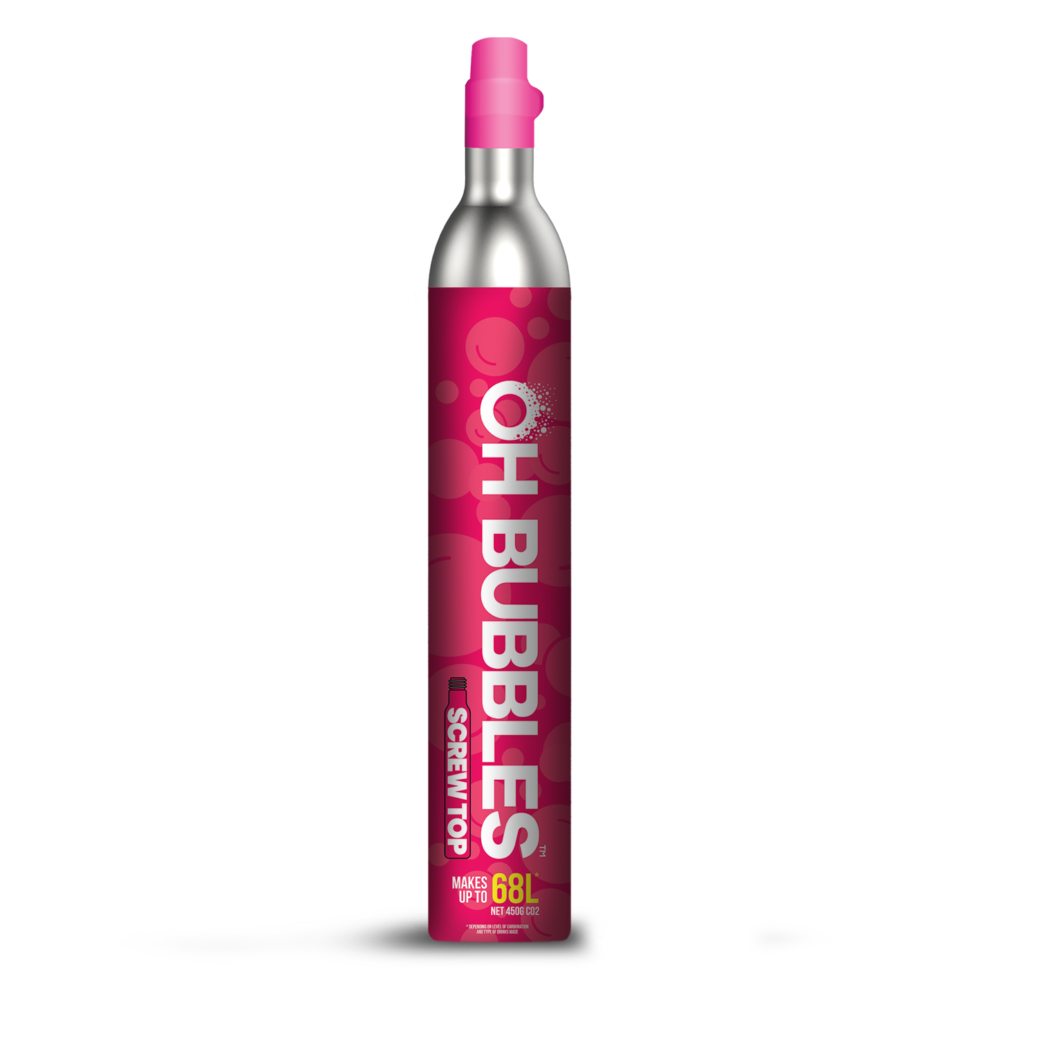 OH Bubbles CO2 cylinder