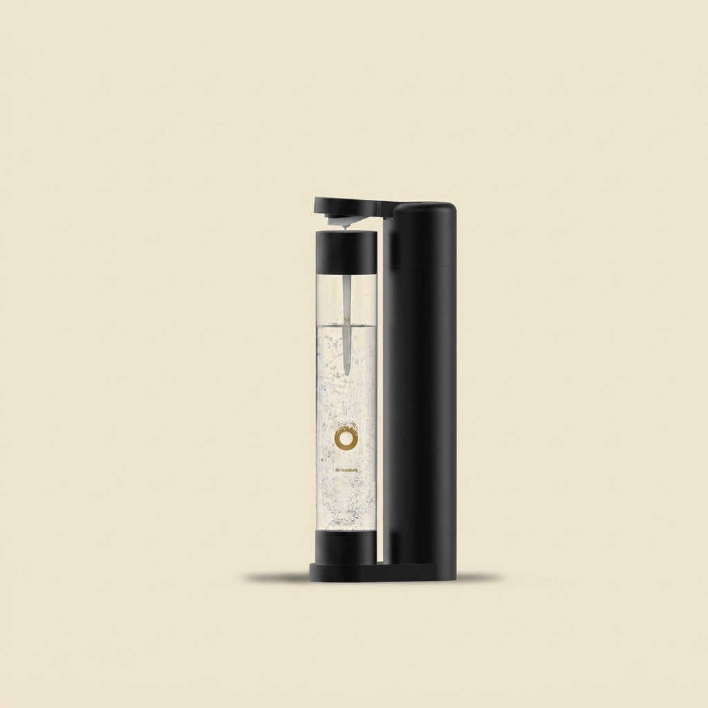 AllFizz soda maker, matte black finish