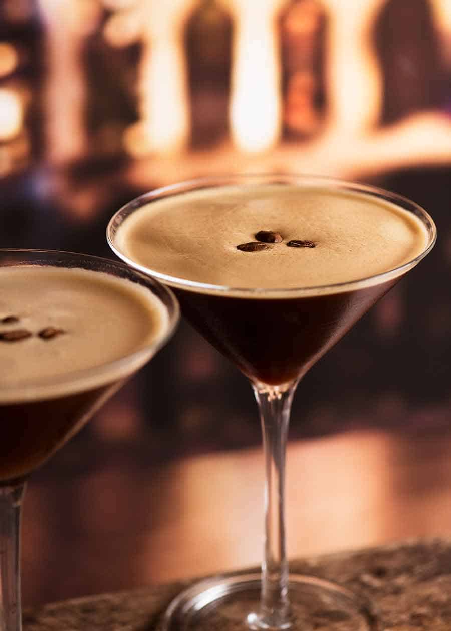 Sparkling Espresso Martini – Alcoholic