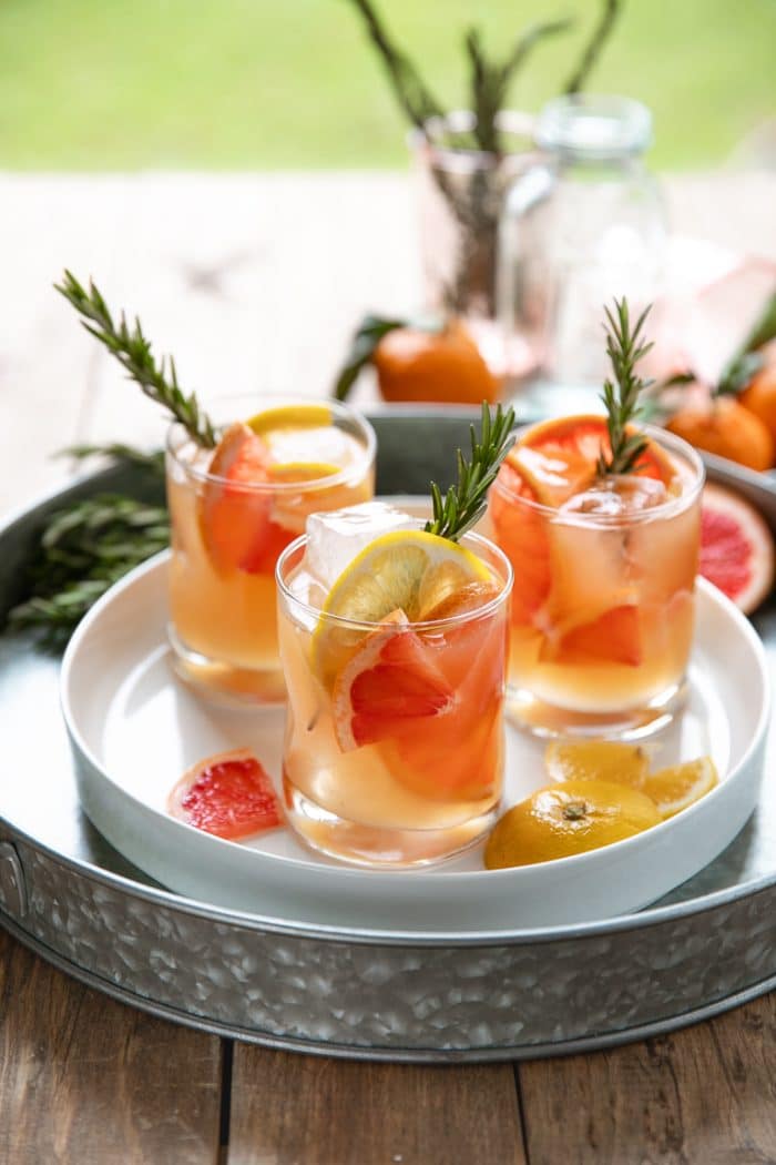 Bourbon and Grapefruit Cocktail