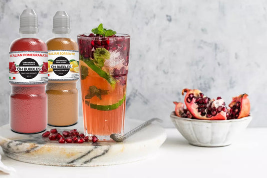 Pomegranate Mojito Mocktail