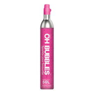 1 x Oh Bubbles Refill Cylinder 60 Litre - SODASTREAM COMPATIBLE ($10 refundable deposit will be added to basket)