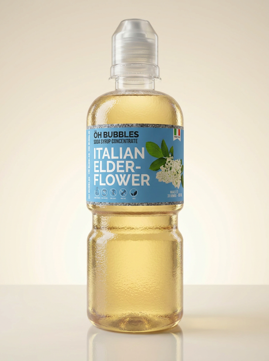 OH Bubbles Italian Elderflower soda syrup concentrate 600ml