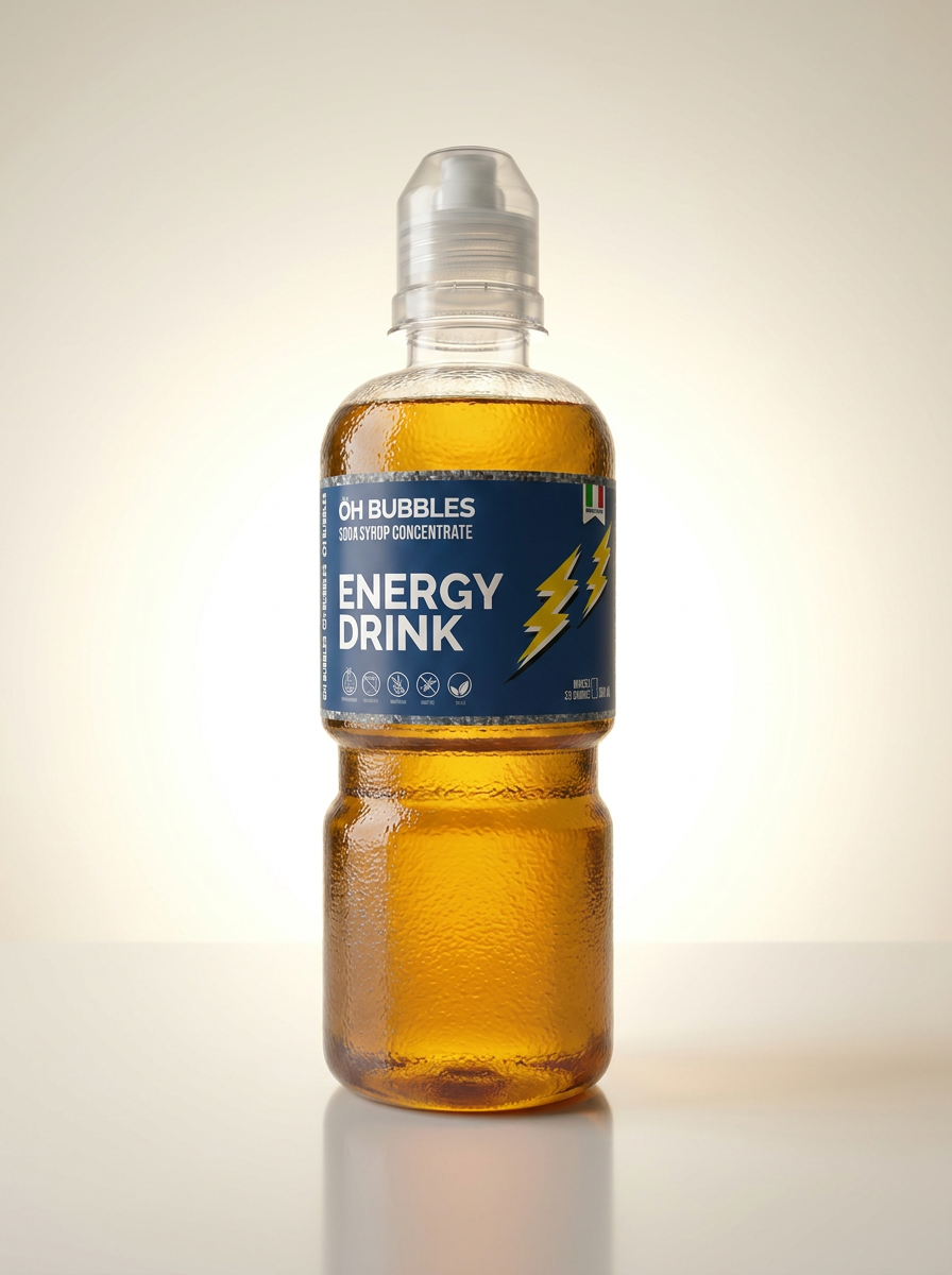 OH Bubbles Energy Drink soda syrup concentrate 600ml