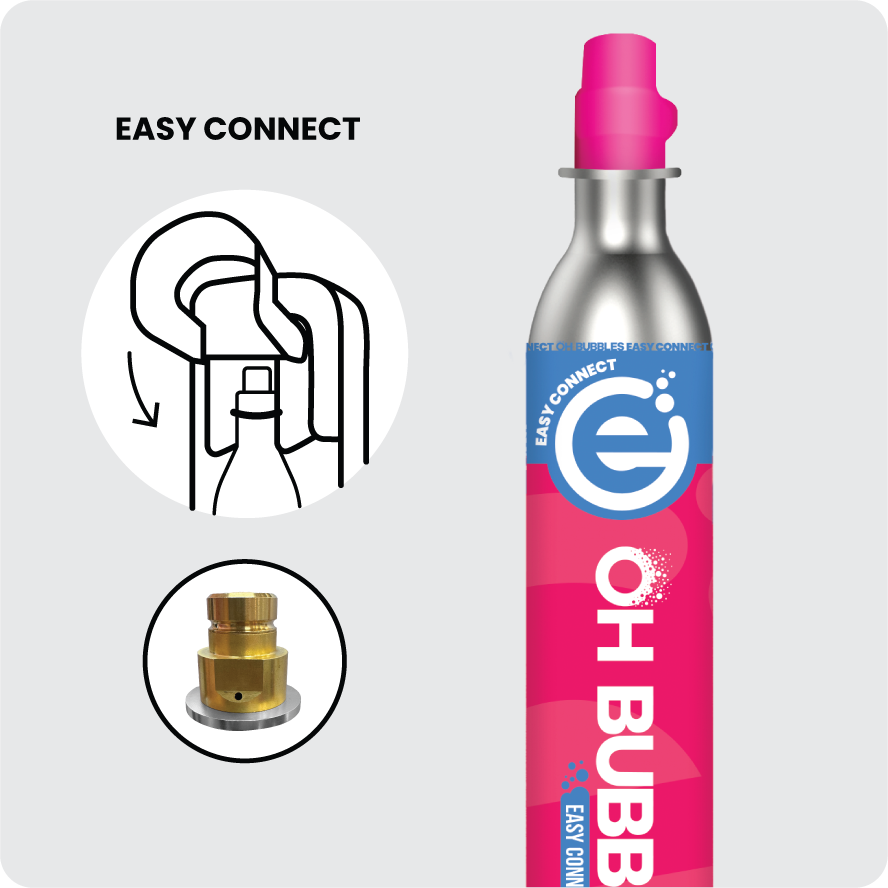 Easy connect CO2 Cylinder Refill