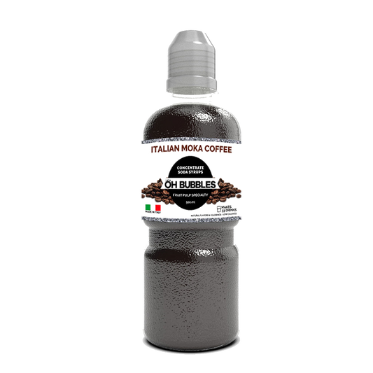 Italian Moka coffee concentrated syrup