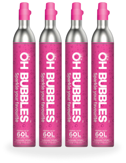 Oh Bubbles 60L Gas Bottle - BUY A SPARE BOTTLE