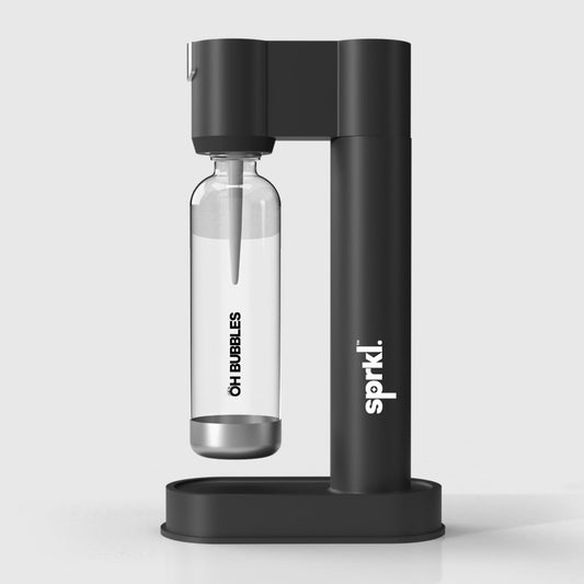 SPRKL sparkling water maker — black
