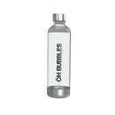 Clear with Stainless Steel