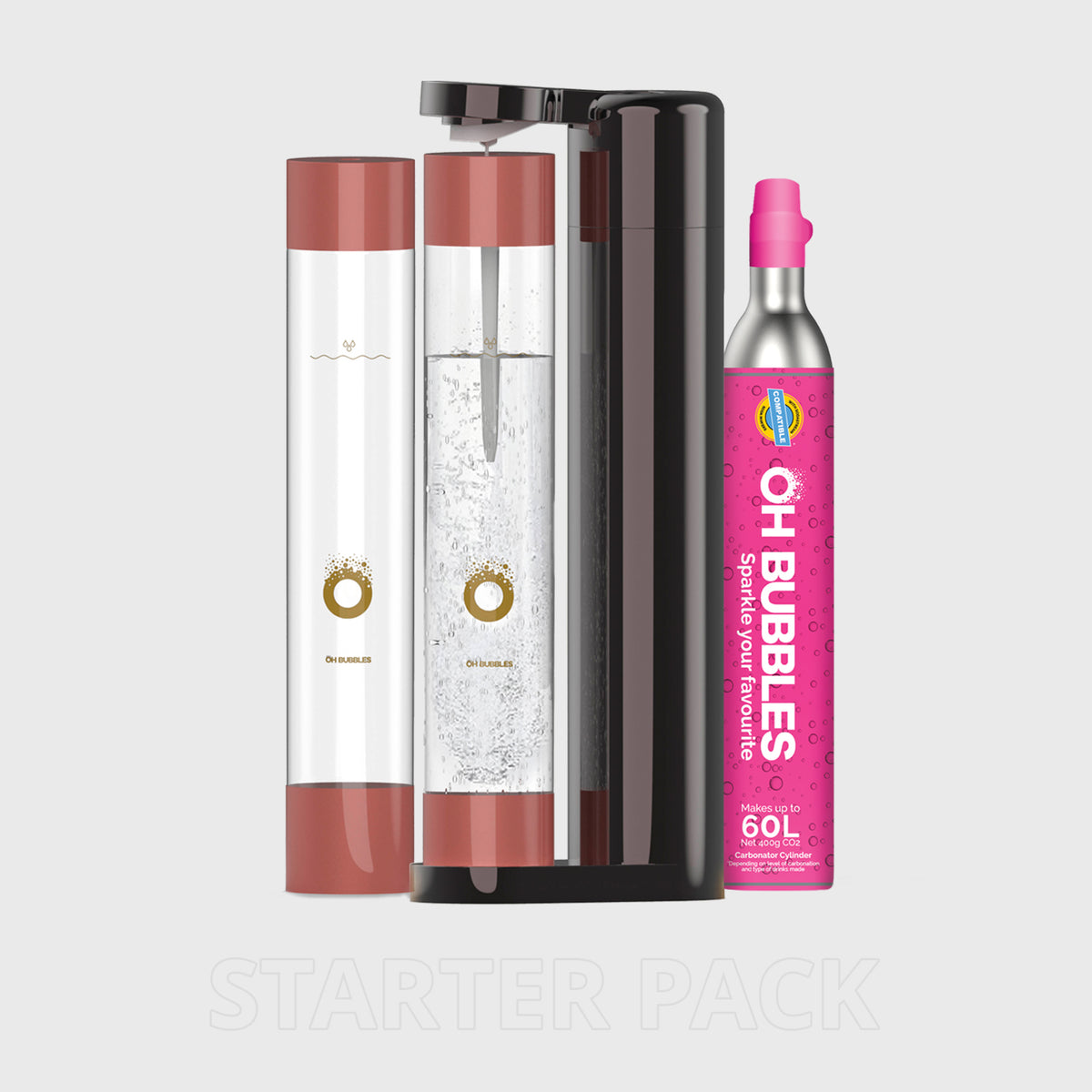 Unlike Sodastream OH BUBBLES Sparkling Drink Maker Starter pack