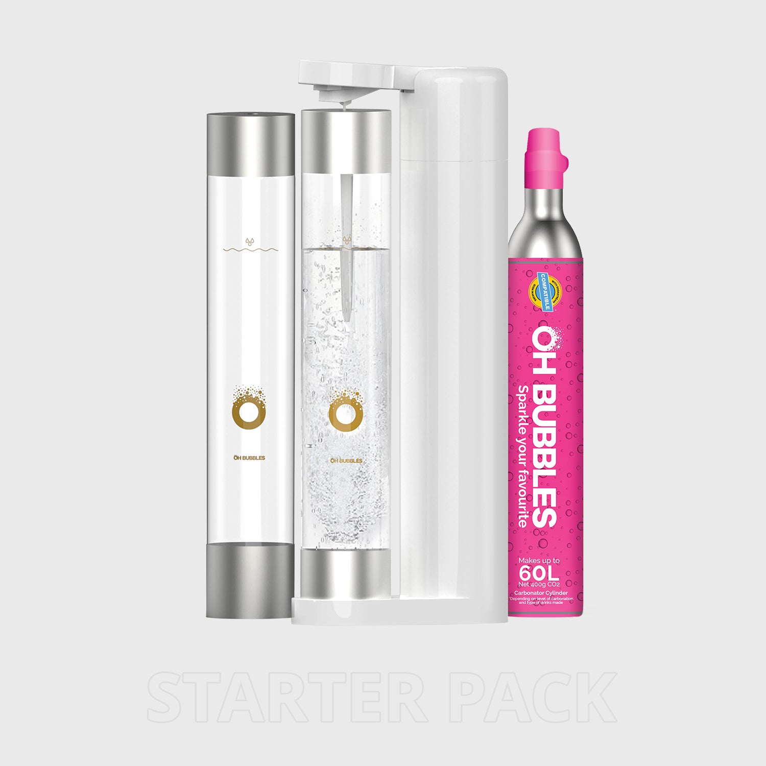 Unlike Sodastream OH BUBBLES Sparkling Drink Maker Starter pack