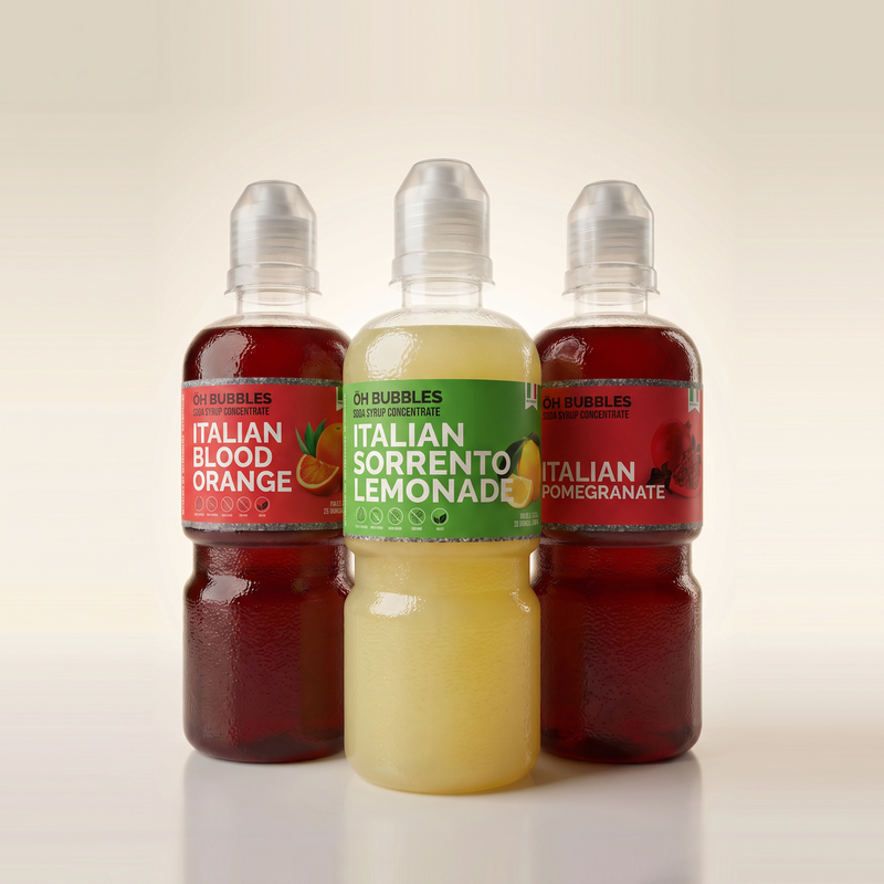 3-pack Concentrated Syrups for Cocktail Lovers