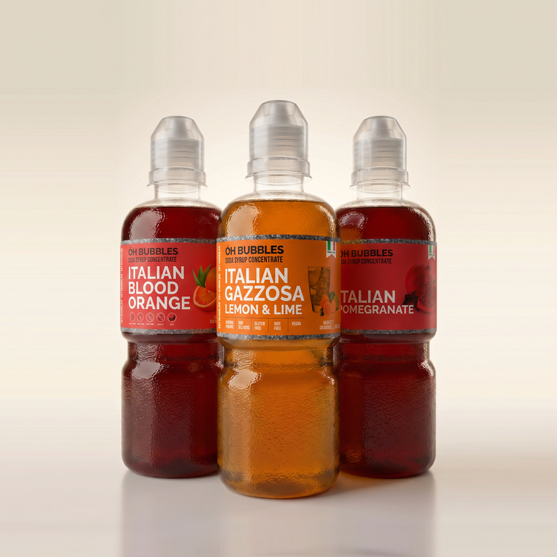 3-pack Concentrated Syrups for Vodka Lovers